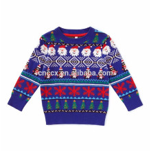 15CSK021 2017 knit kids christmas sweater